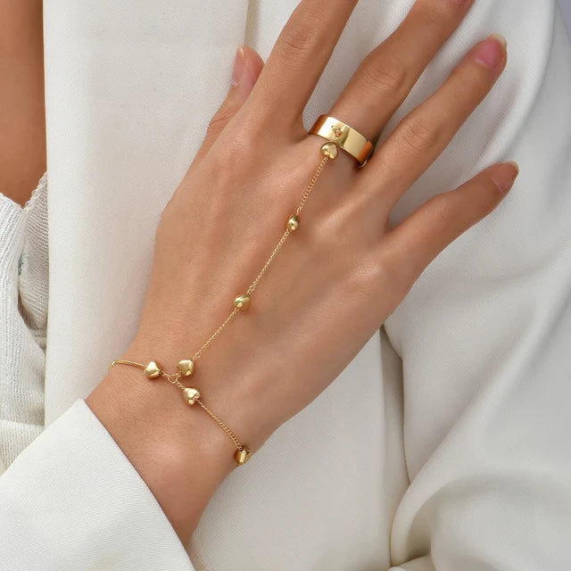 LuxeJewels | Creatieve Kleine Ketting | Armband | Vinger Ringen