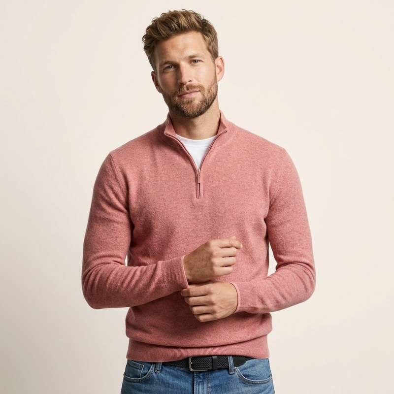 Sorata | Heren Merinowollen V-Hals Trui | Klassiek Elegant