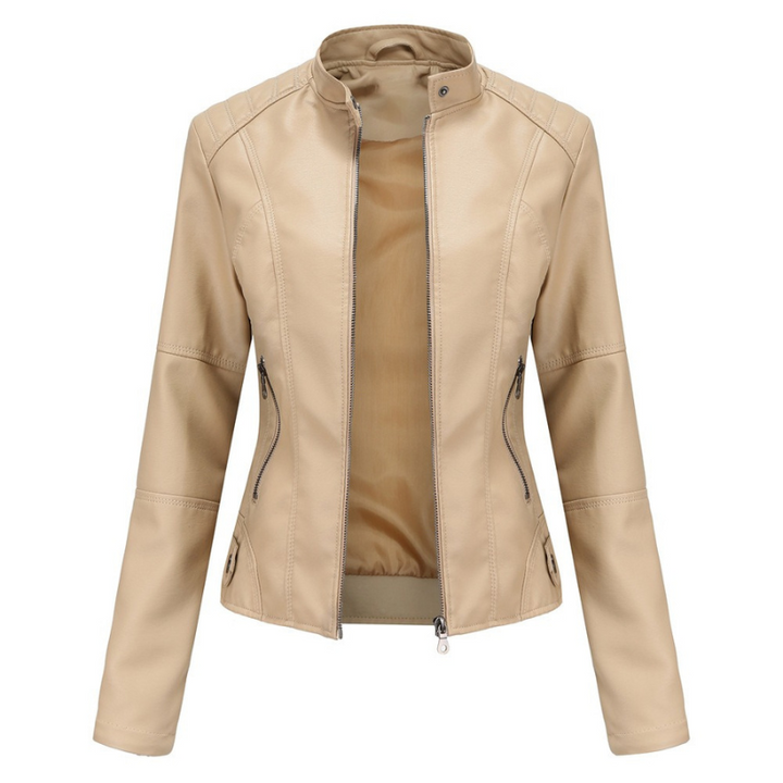 Alexia - Leren Jas Dames - Luxe Echt Leder - Dames Kleding - Tijdloze Stijl