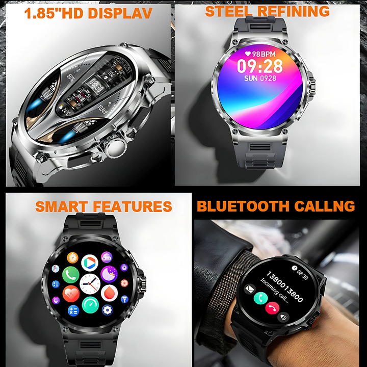 Intel - Smartwatch - Slimme Functies & Gezondheidsmonitor - Draagbare Technologie