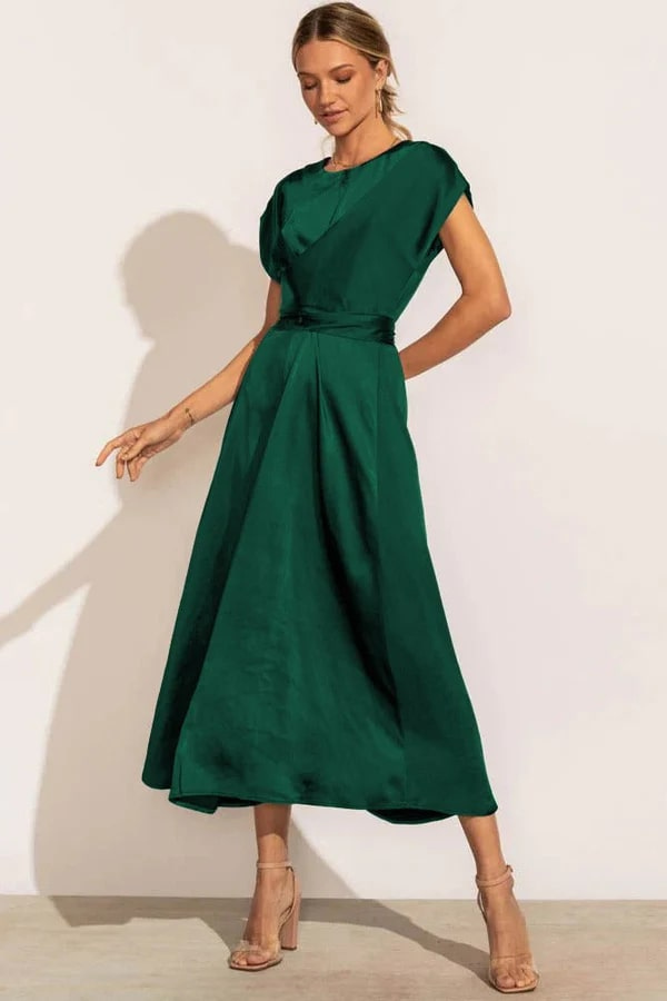 Sarita | Dames Midi Jurk | Elegante Jurk voor Vrouwen