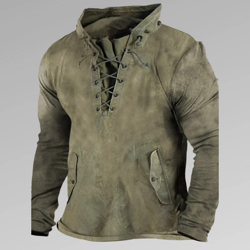 Delton | Relaxte Heren Vest | Longsleeve Met Capuchon