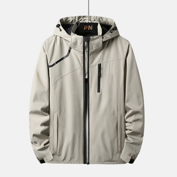 Damian - Heren Jas - Regenjas Heren - Beschermt Tegen Regen en Wind - Comfortabel