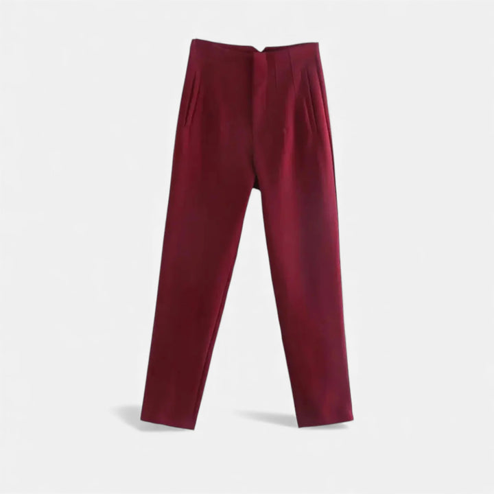 Sorata | Dames Hoge Taille Slim Broek Elegant