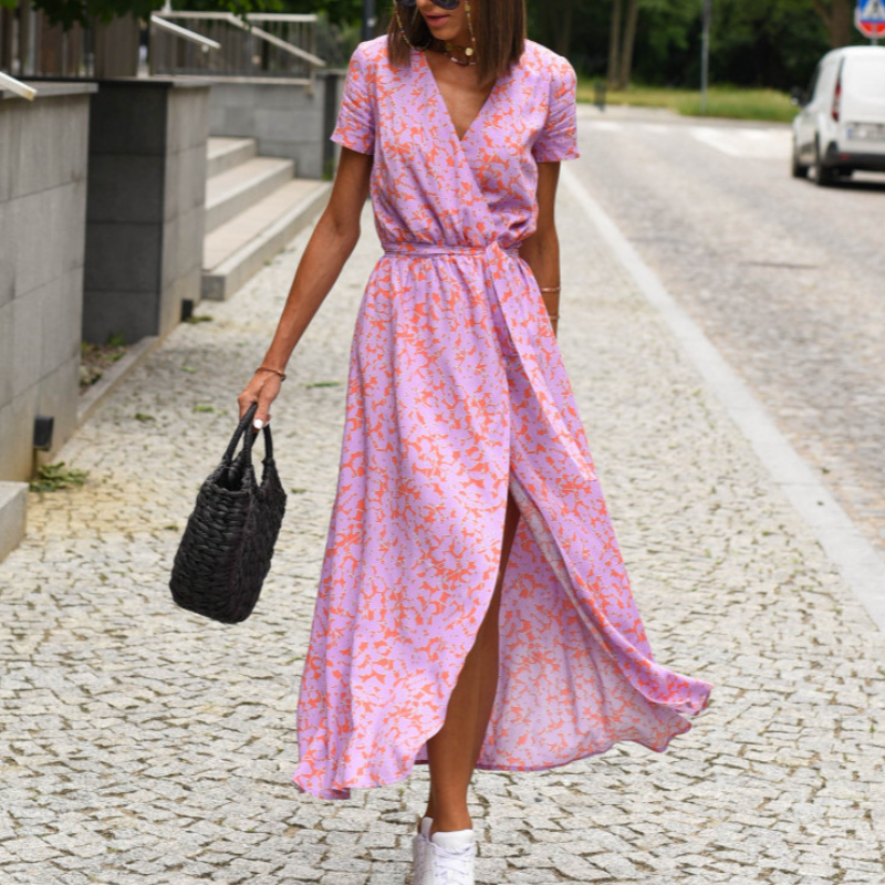 Amy | Dames Lange Zomerjurk | Elegante Pasvorm voor Vrouwen