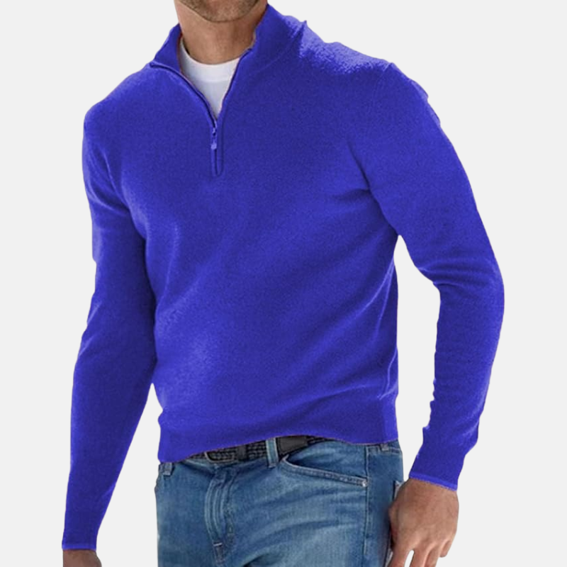 Acoire - Heren Trui - Trui met Rits - Trendy & Comfortabel - Casual Outfit