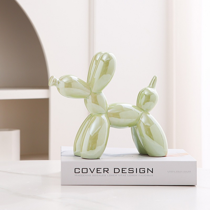 Plups | Ballon Hond Sculptuur | Stijlvolle Toevoeging Aan Je Woonkamer Of Kantoor