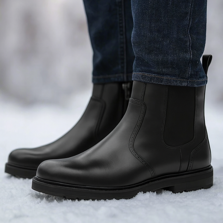 Milton | Trendy Heren Schoenen | Chelsea-Laarzen | Elastische Zijkanten
