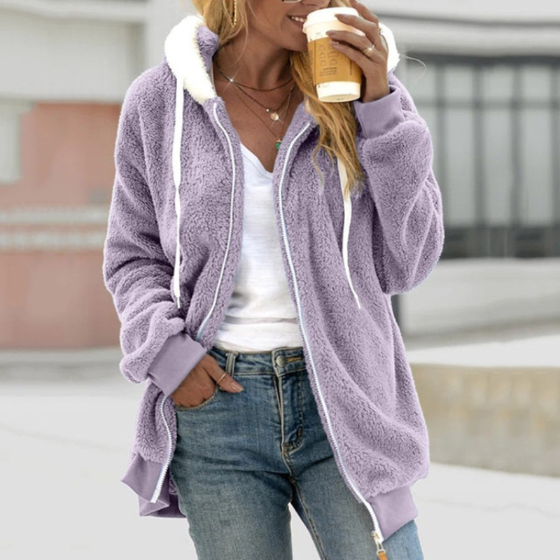 Savannah - Vest Dames - Dames Fleecejack - Warm & Casual - Voor Winter en Herfst