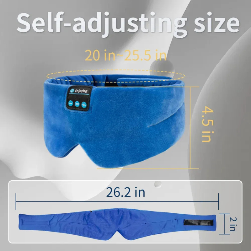 Enjoma | Bluetooth Slaapmasker | Draadloze Muziekhoofdtelefoon Voor Het Slapen