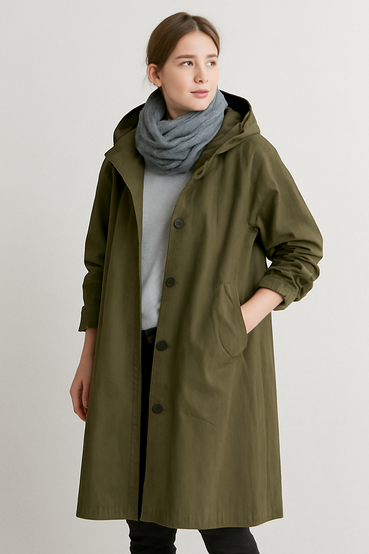 Sarah | Jas Dames | Lange Regenjas | Waterdicht