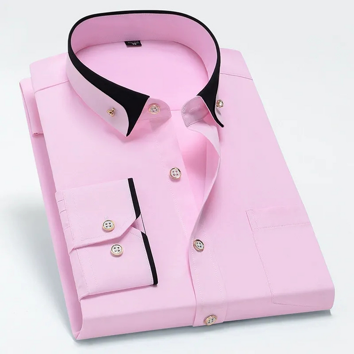 Hera | Heren Blouse Overhemd | Lange Mouwen | Tijdloze Stijl