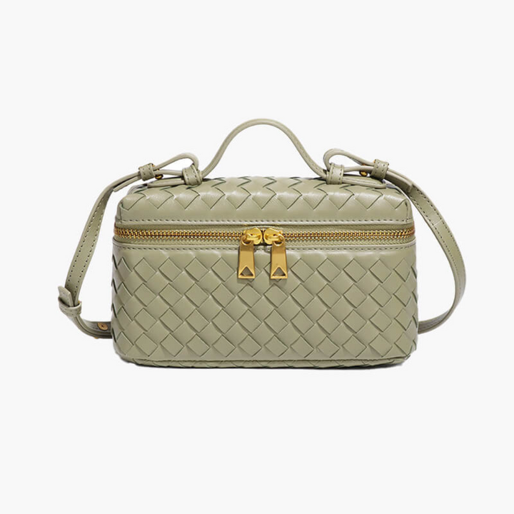 Yashna | Trendy Dames Tas |Gevlochten Crossbodytas | Compact En Chic