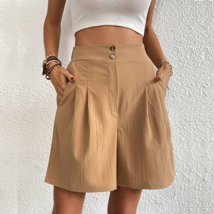 Roxanne | Dames Zomershort met Utility-details voor Vrouwen