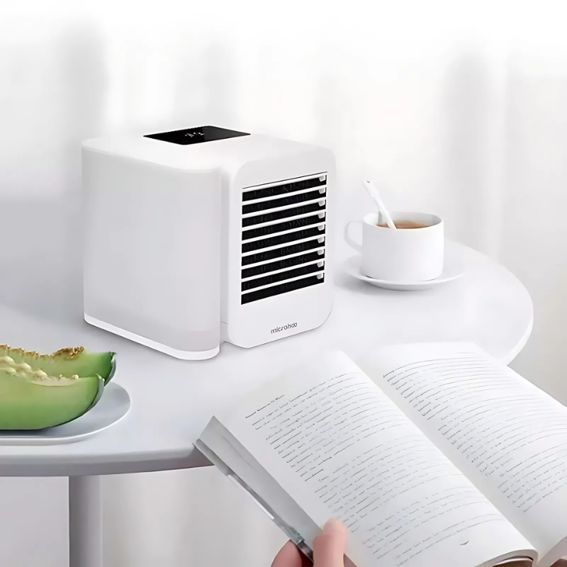 Hexton | Draagbare MicroCool Mini-Airconditioner | 1000 ml Watertank