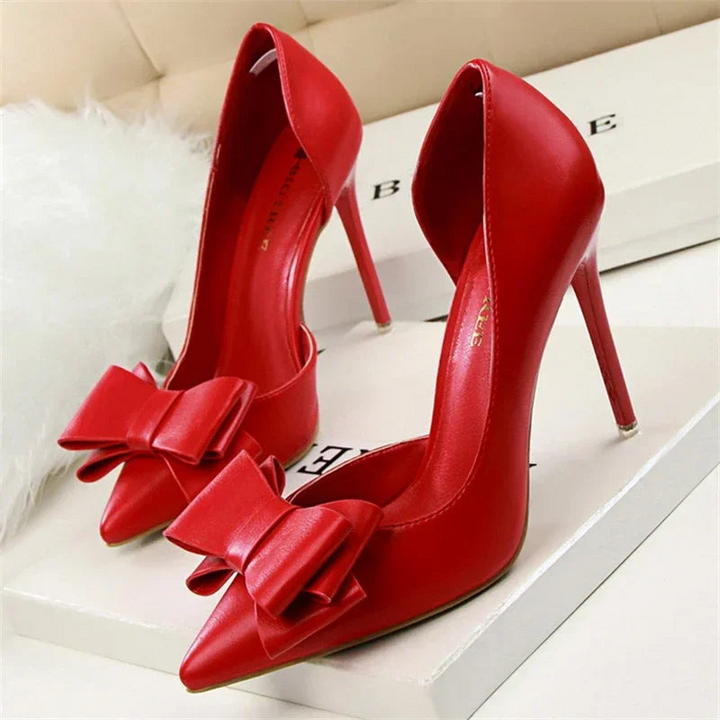 Selena | Dames Pumps met Strikdetail | Elegante Vrouwen Hakken