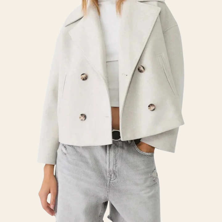 Sorata | Dames Jas | Korte Overslagjas Chic Elegant