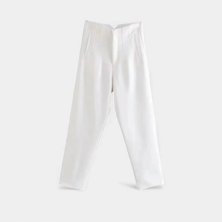 Sorata | Dames Hoge Taille Slim Broek Elegant