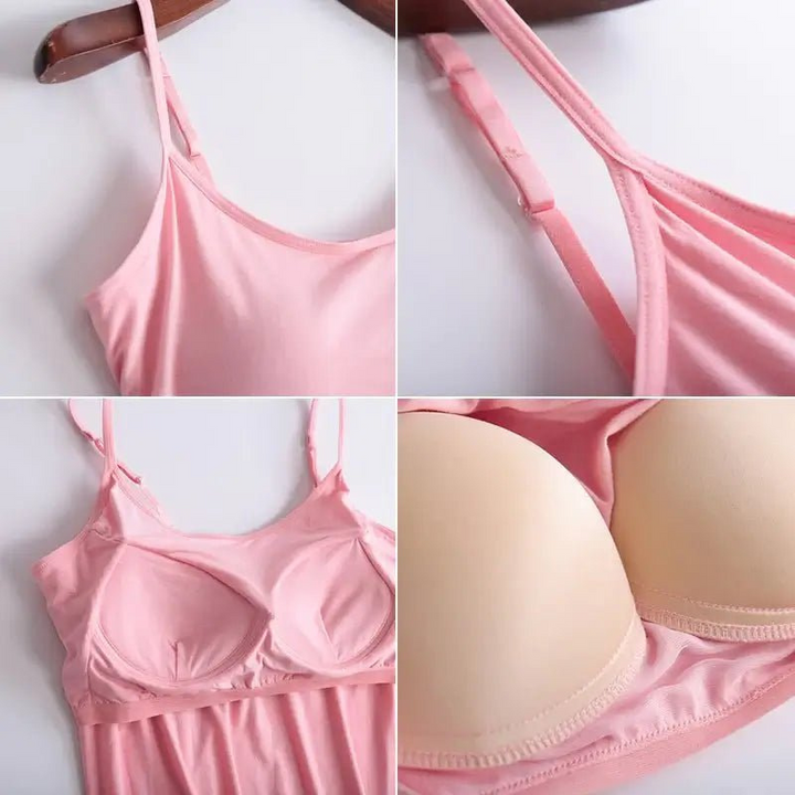 Megan | Dames Top | Hemd met ingebouwde BH voor Vrouwen