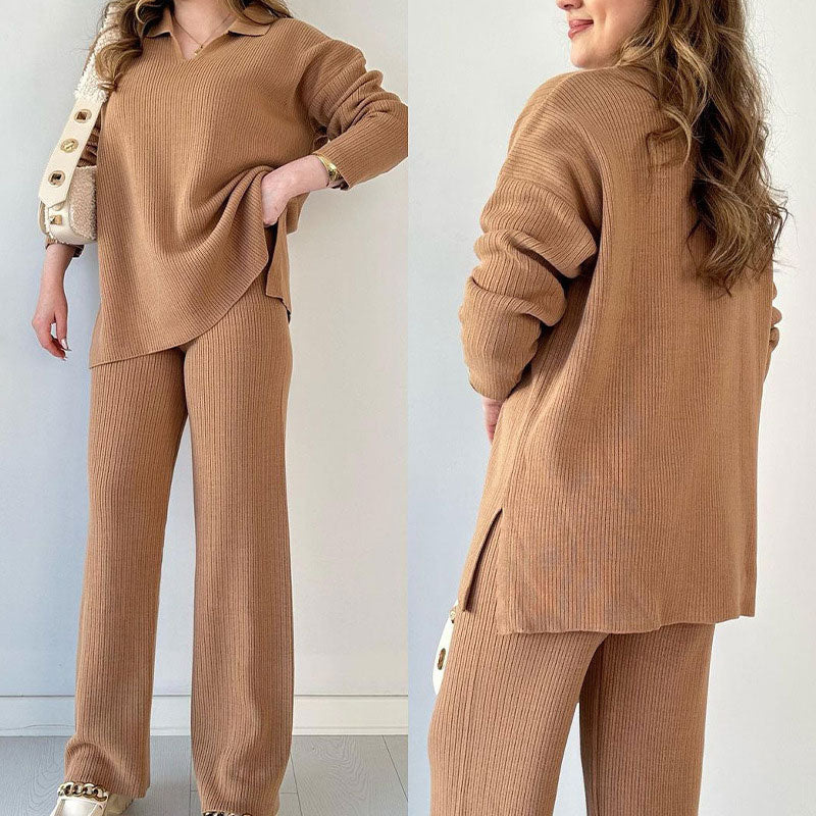 Lexy | Casual Damesset met Broek en Lang Shirt | Comfortabele Set