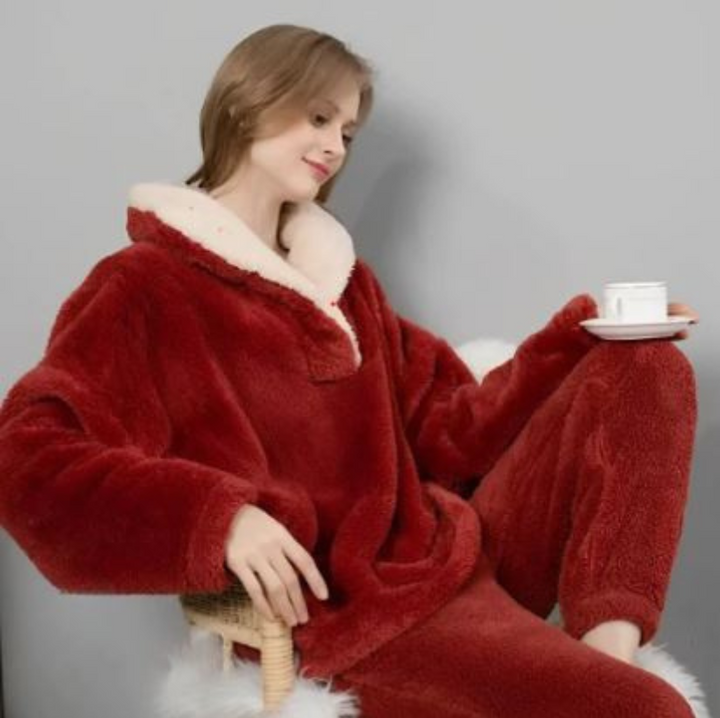 Maddie | Dames Pyjamaset van Fleece | Comfortabel & Warm