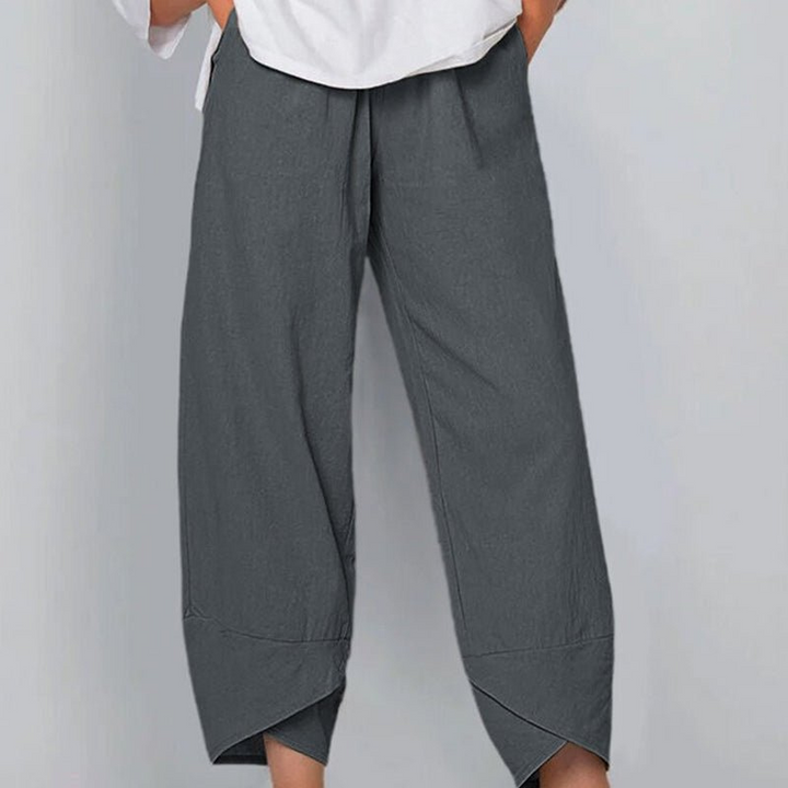 Elvira | Dames Broek | Lichte Katoenen en Linnen Vrouwen Zomer Comfort