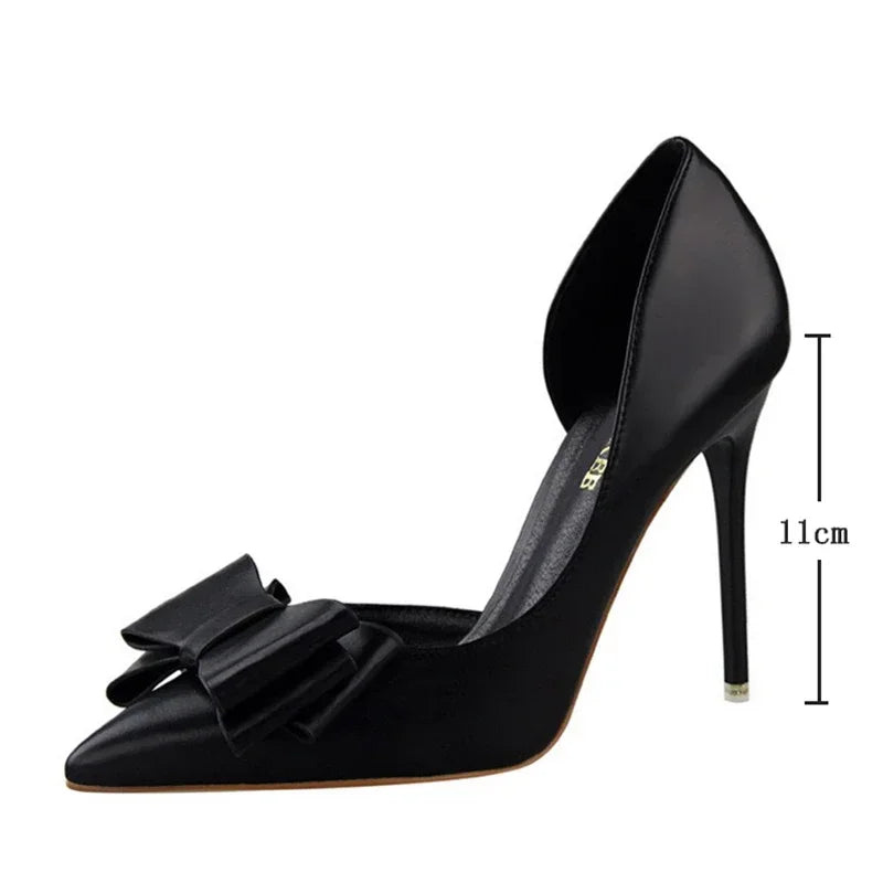 Selena | Dames Pumps met Strikdetail | Elegante Vrouwen Hakken
