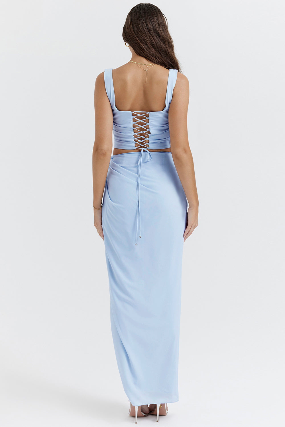 Natalia | Dames Rijke Korset en Maxirok Set | Elegante Set voor Vrouwen