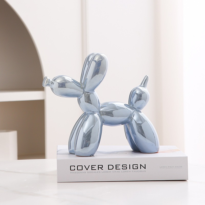 Plups | Ballon Hond Sculptuur | Stijlvolle Toevoeging Aan Je Woonkamer Of Kantoor
