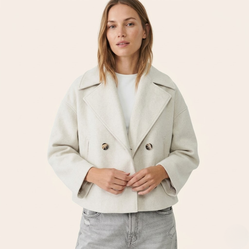 Sorata | Dames Jas | Korte Overslagjas Chic Elegant