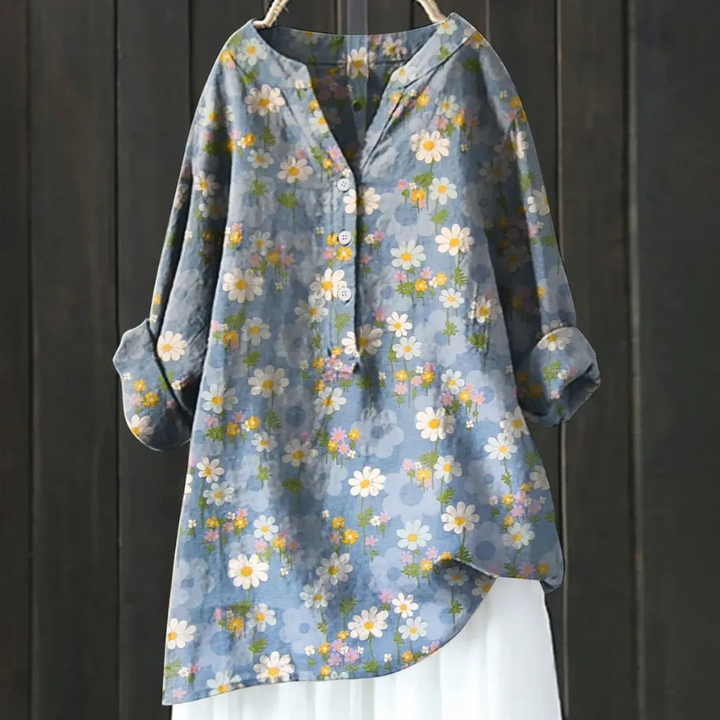 Kina | Luchtige Dames Blouse | Comfortabele Overhemd
