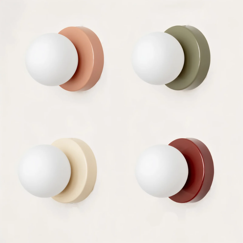 Demora | Luxe Wandlamp | Moderne LED Wandverlichting Met Glazen Bol