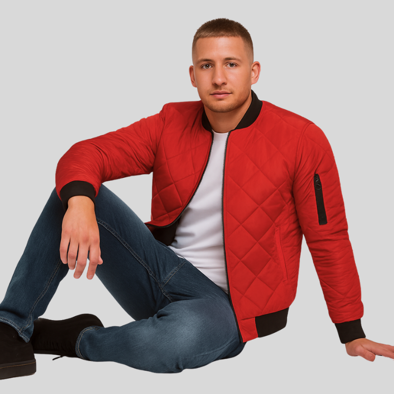 Sienna | Trendy Heren Jas | Windbestendige Bomberjack