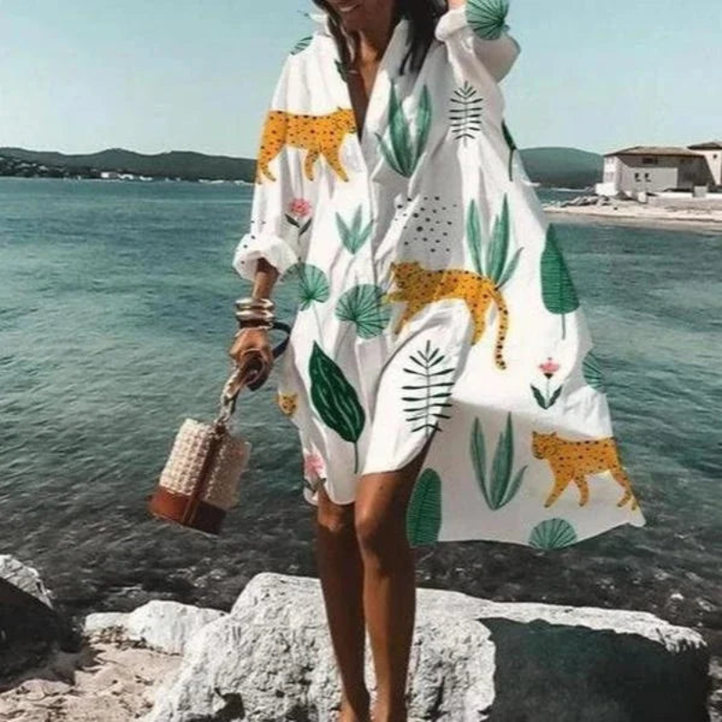 Georgio | Modieuze Dames Strandjurk | Luchtig En Elegant