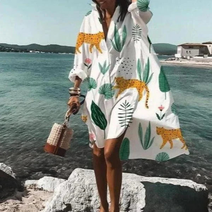 Georgio | Modieuze Dames Strandjurk | Luchtig En Elegant
