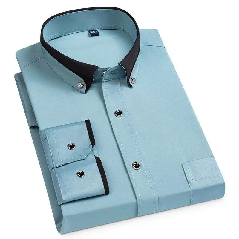Hera | Heren Blouse Overhemd | Lange Mouwen | Tijdloze Stijl