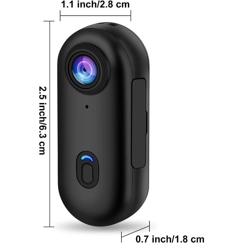 Hexton | 4K 128GB UHD Mini Body Camera | Uw Ultieme Handsfree Ppnamepartner