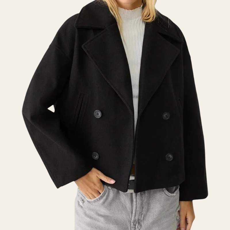 Sorata | Dames Jas | Korte Overslagjas Chic Elegant