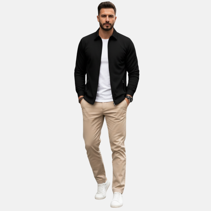 Micheal | Elegant Heren Overhemd met Rits | Trendy & Klassiek Ontwerp