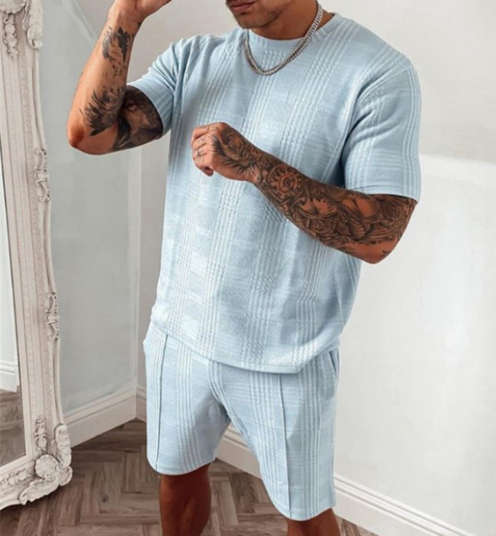 Giuseppe | Heren Luxe Zomerset | Trendy Mannen Shirt & Broek Set