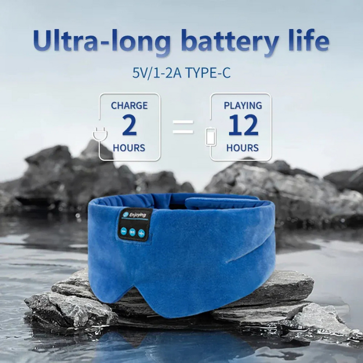 Enjoma | Bluetooth Slaapmasker | Draadloze Muziekhoofdtelefoon Voor Het Slapen