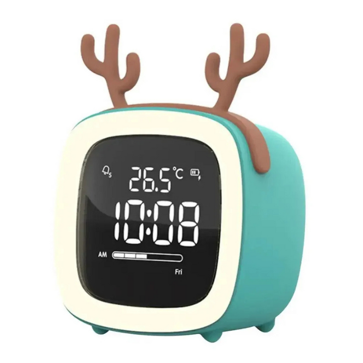 Cartoon Konijn Wekker | Duidelijke LED-Display | Unieke Oplaadbare Ontwerp