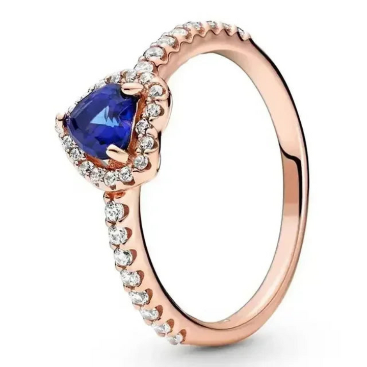 Shayan | Betoverende Dames Ring | 925 Sterling Zilver | Klassieke Hartvormig