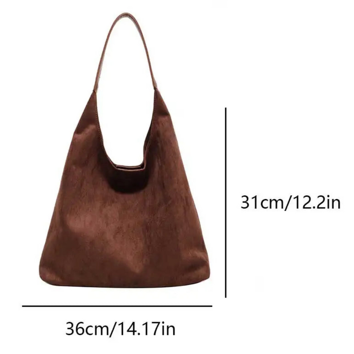 Mignot | Dames Suede Tote Bag | Stijlvolle Vrouwen Tas