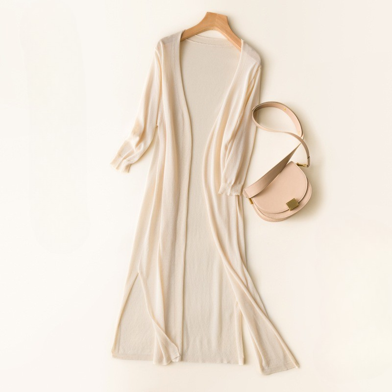 Melissa | Dames Lange Vest | Elegant en Lichtgewicht Zomer Cardigan voor Vrouwen
