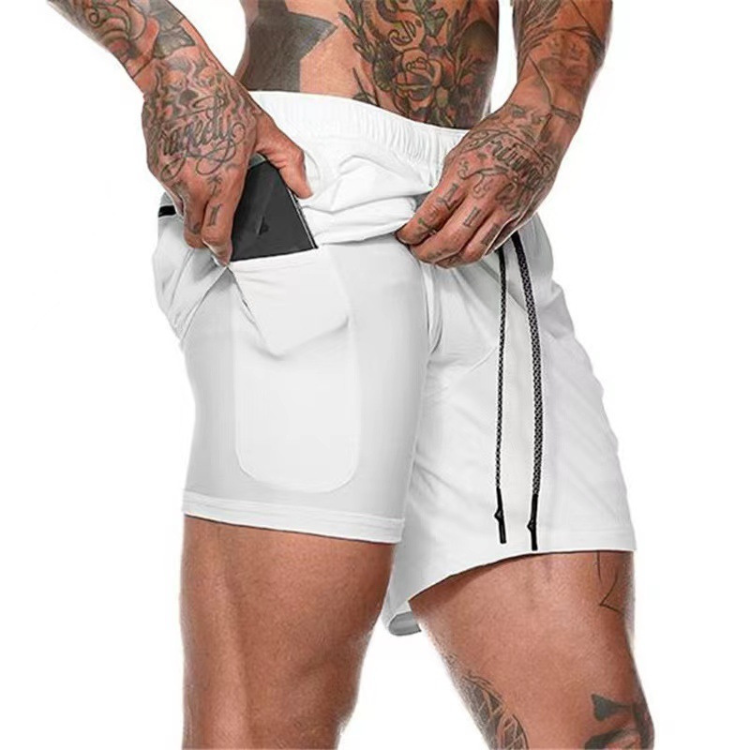 Arwin | Heren Hardloop Sport Shorts | Korte Broek Met Dubbele Laag