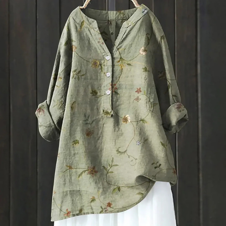 Kina | Luchtige Dames Blouse | Comfortabele Overhemd