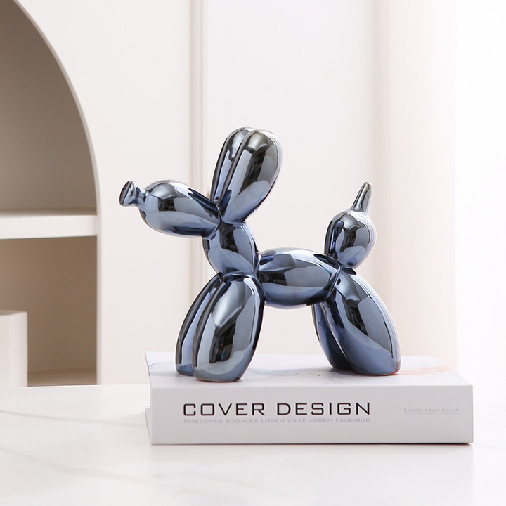 Plups | Ballon Hond Sculptuur | Stijlvolle Toevoeging Aan Je Woonkamer Of Kantoor