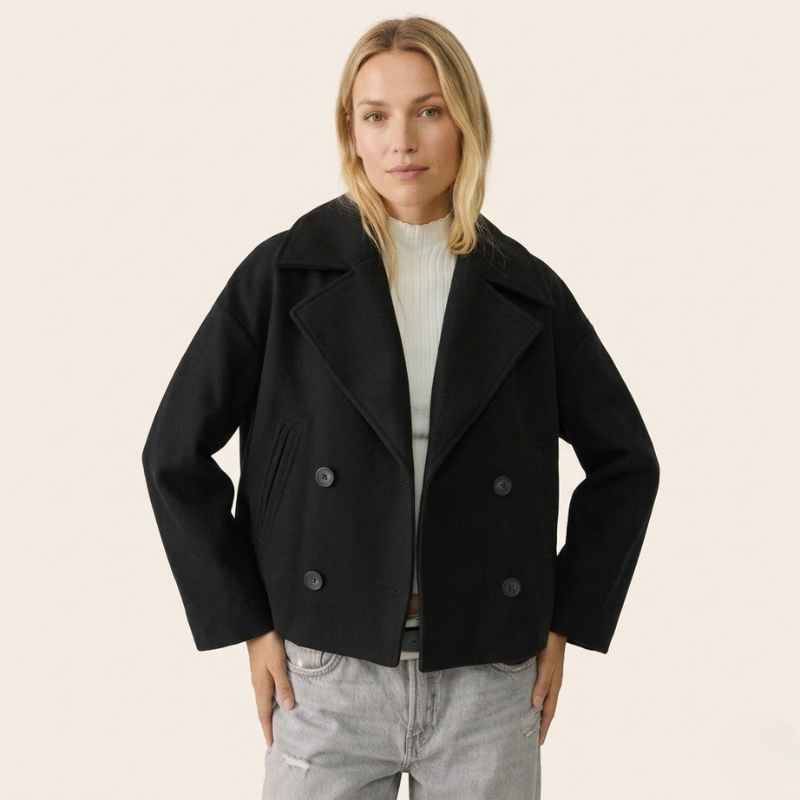 Sorata | Dames Jas | Korte Overslagjas Chic Elegant