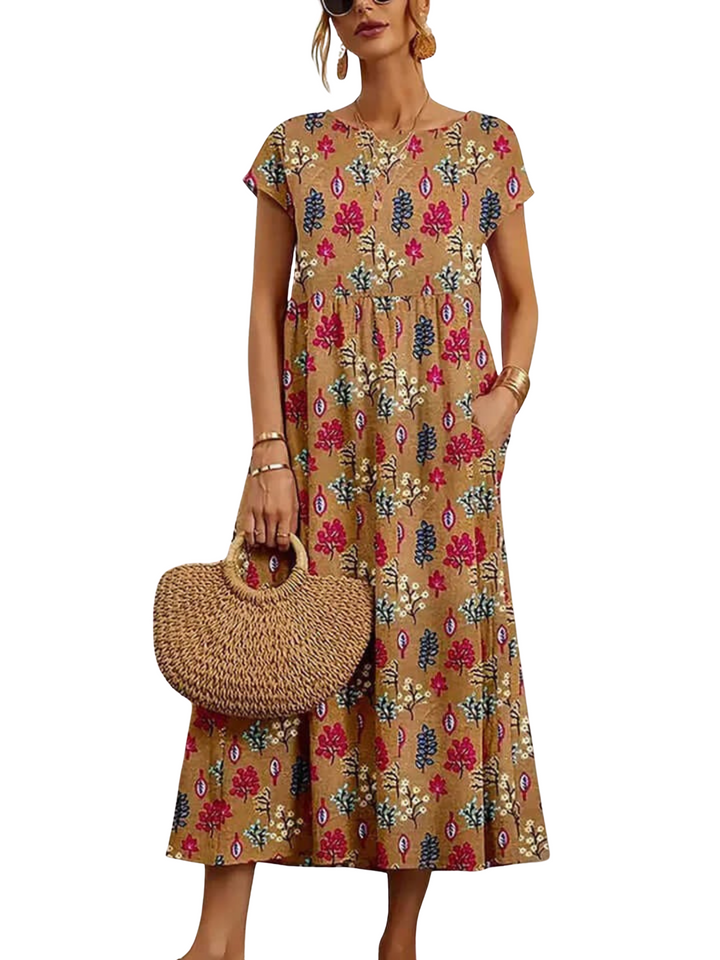 Aria | Elegante Midi-Jurk | Dames Zomerjurk